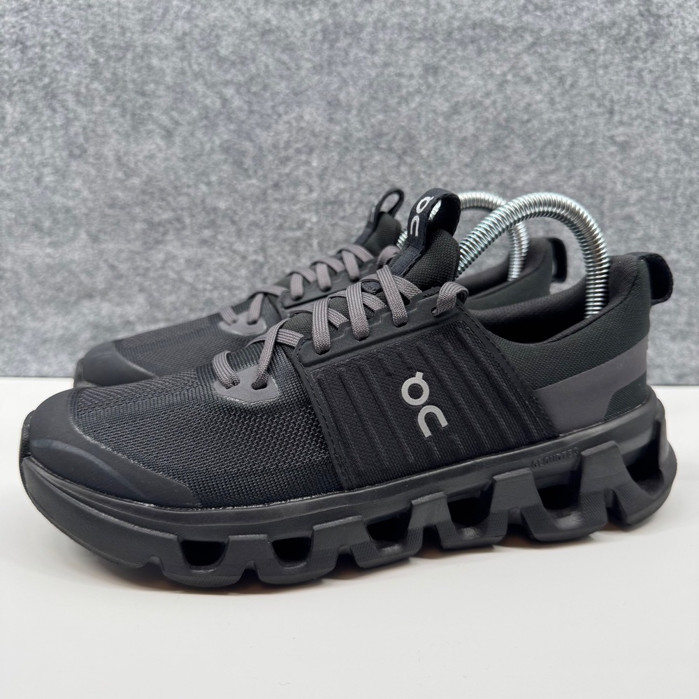 On Cloudswift Running Shoes Youth Size 5 Black Helion CloudTec Sneakers